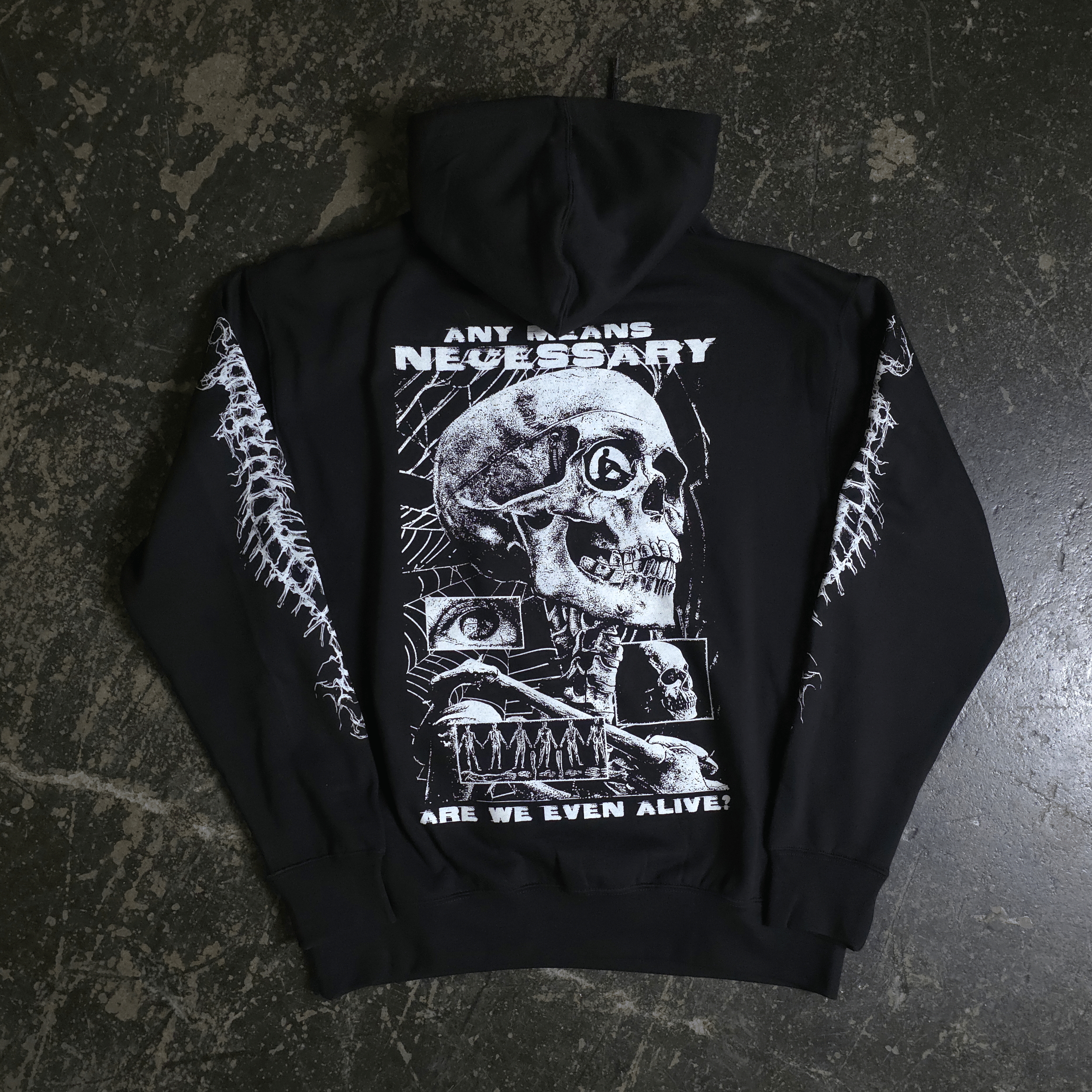 Are We Even Alive Pullover Hoodie Black - 2litAre We Even Alive Pullover Hoodie BlackHoodieAre We Even Alive Pullover Hoodie BlackAny Means Necessary Clothing2litPO-BLK-EVENALIVE-SNA